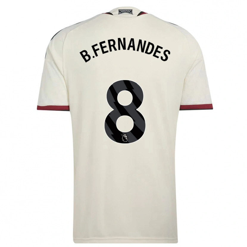 Danxen Women Bruno Fernandes #8 Beige Black Red Third Jersey 2026/27 T-Shirt