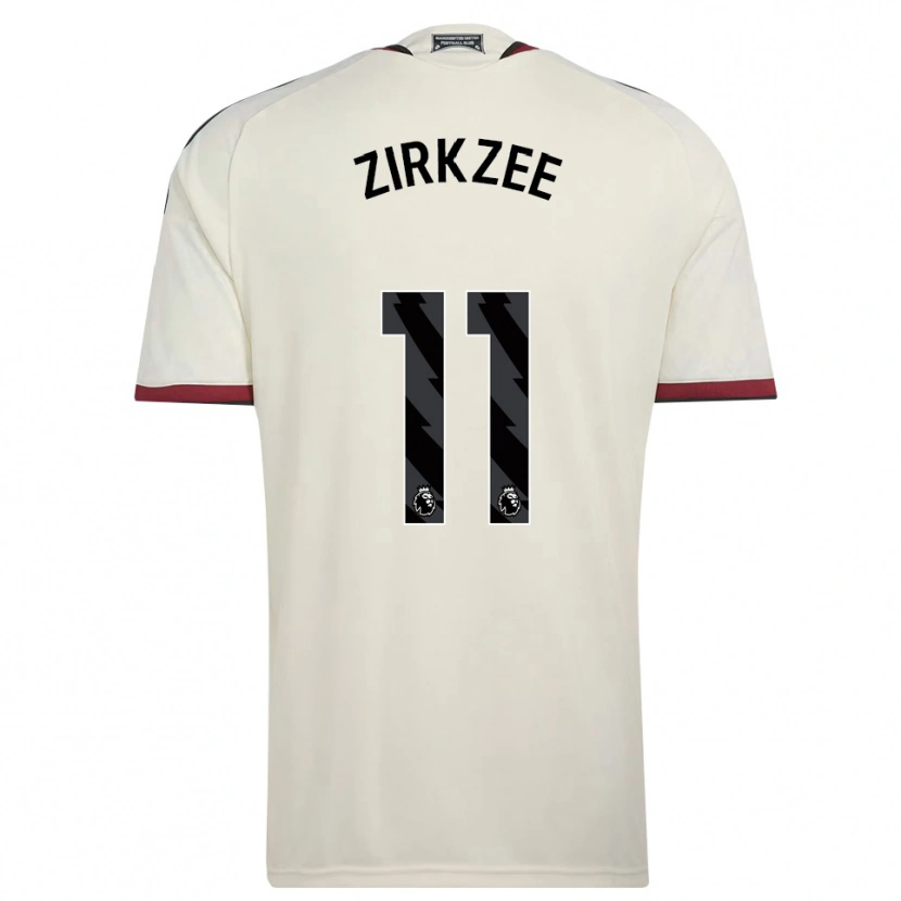Danxen Women Joshua Zirkzee #11 Beige Black Red Third Jersey 2026/27 T-Shirt