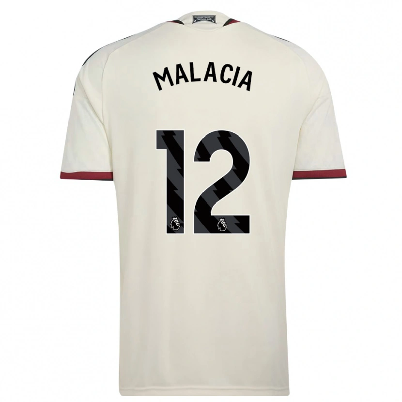 Danxen Women Tyrell Malacia #12 Beige Black Red Third Jersey 2026/27 T-Shirt