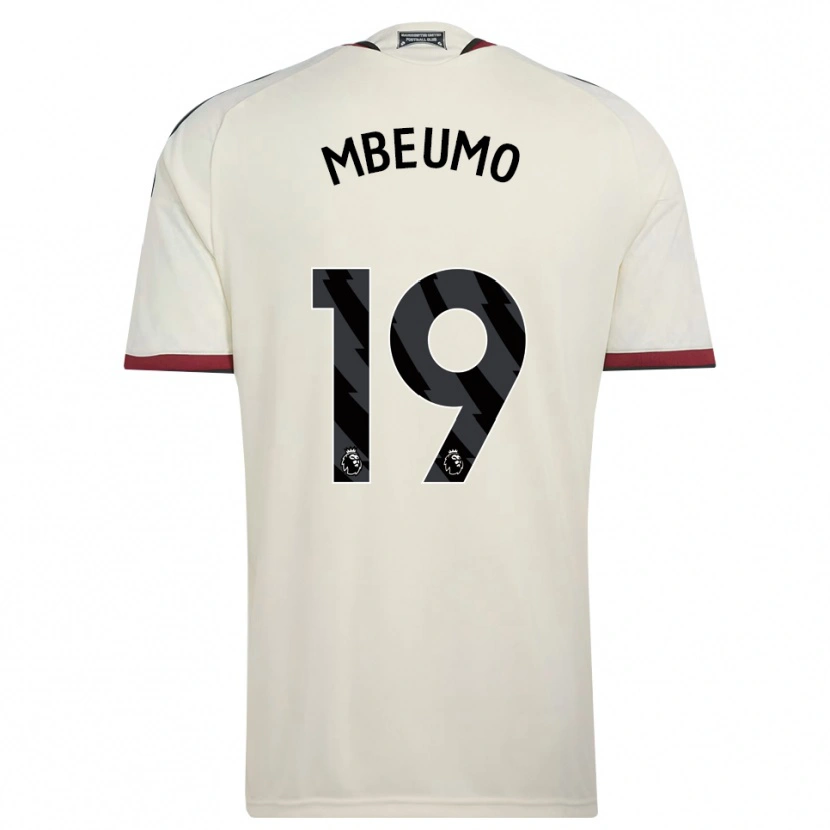 Danxen Women Bryan Mbeumo #19 Beige Black Red Third Jersey 2026/27 T-Shirt