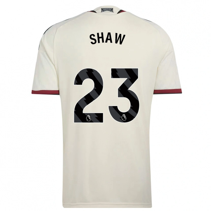 Danxen Women Luke Shaw #23 Beige Black Red Third Jersey 2026/27 T-Shirt