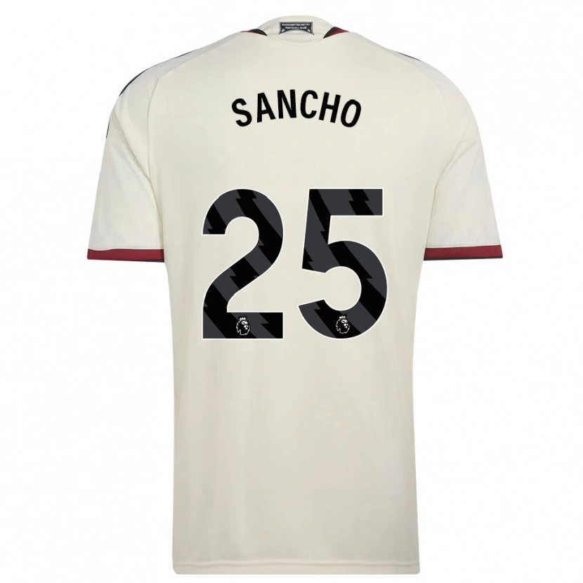 Danxen Women Jadon Sancho #25 Beige Black Red Third Jersey 2026/27 T-Shirt