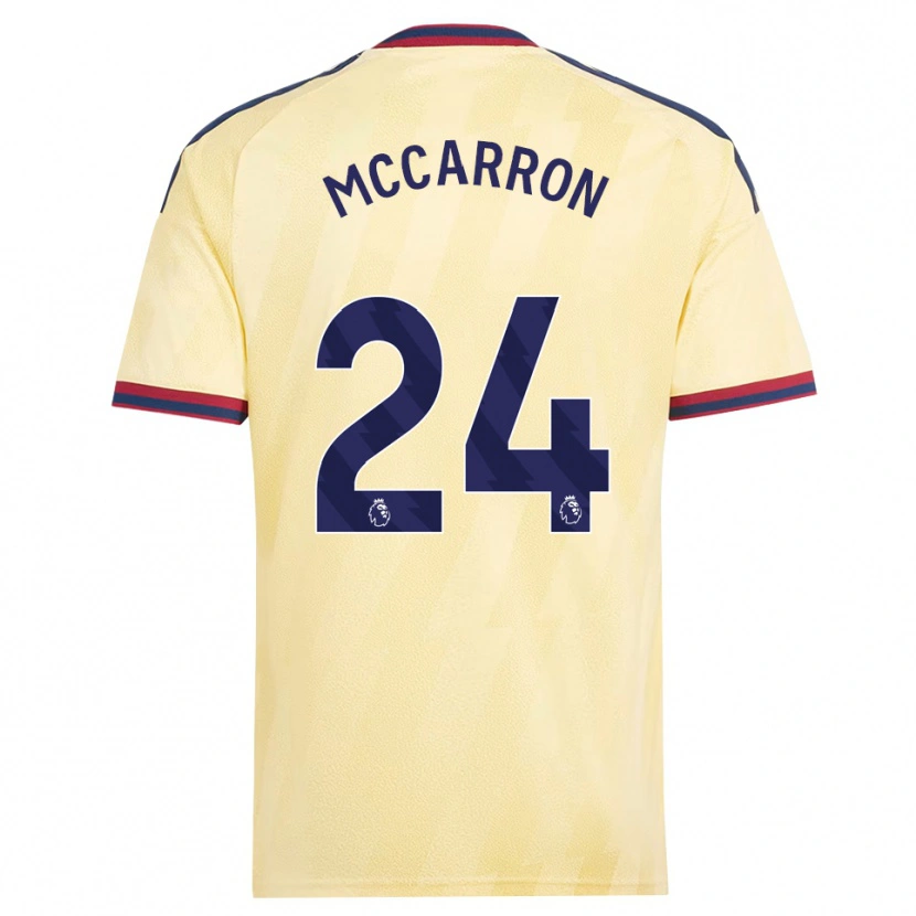 Danxen Women Daniel Mccarron #24 Light Yellow Midnight Blue Third Jersey 2026/27 T-Shirt