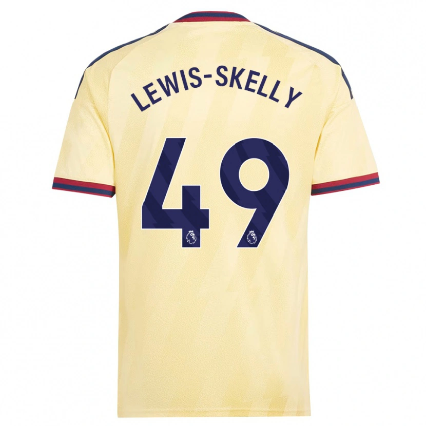 Danxen Women Myles Lewis-Skelly #49 Light Yellow Midnight Blue Third Jersey 2026/27 T-Shirt