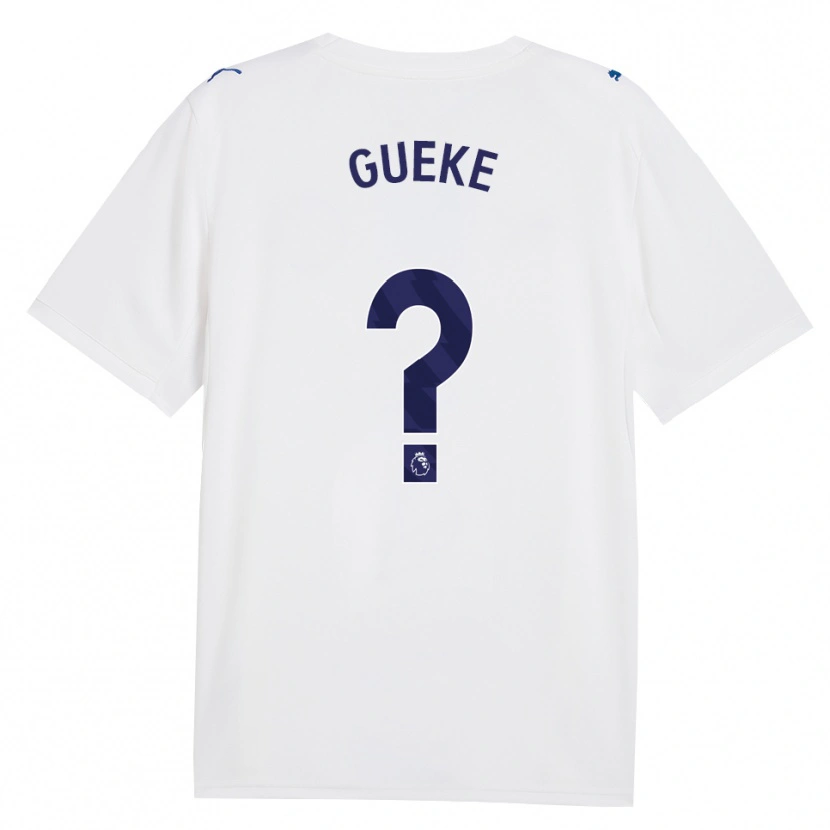 Danxen Women William Gueke #0 Navy White Third Jersey 2026/27 T-Shirt