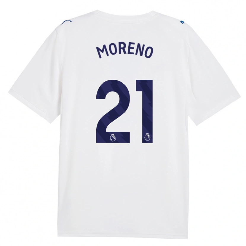 Danxen Women Marlos Moreno #21 Navy White Third Jersey 2026/27 T-Shirt