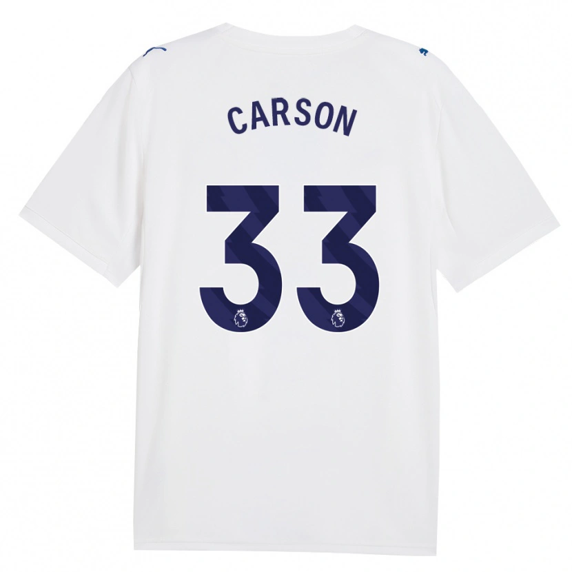 Danxen Women Scott Carson #33 Navy White Third Jersey 2026/27 T-Shirt