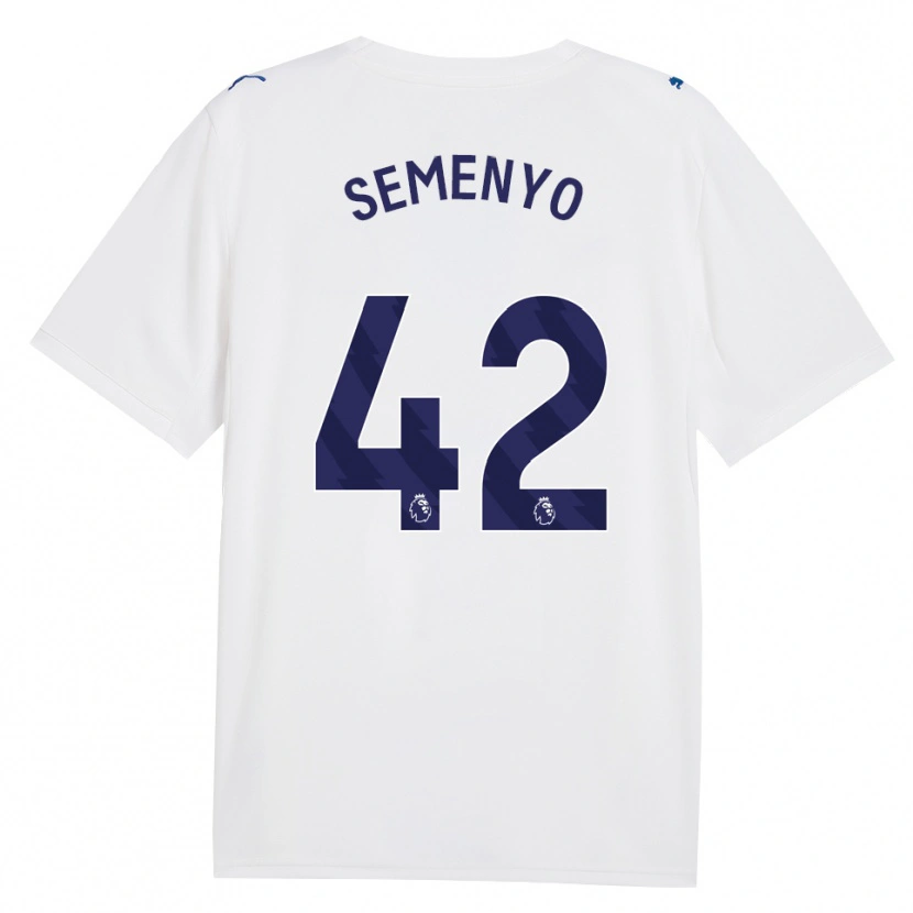Danxen Women Antoine Semenyo #42 Navy White Third Jersey 2026/27 T-Shirt