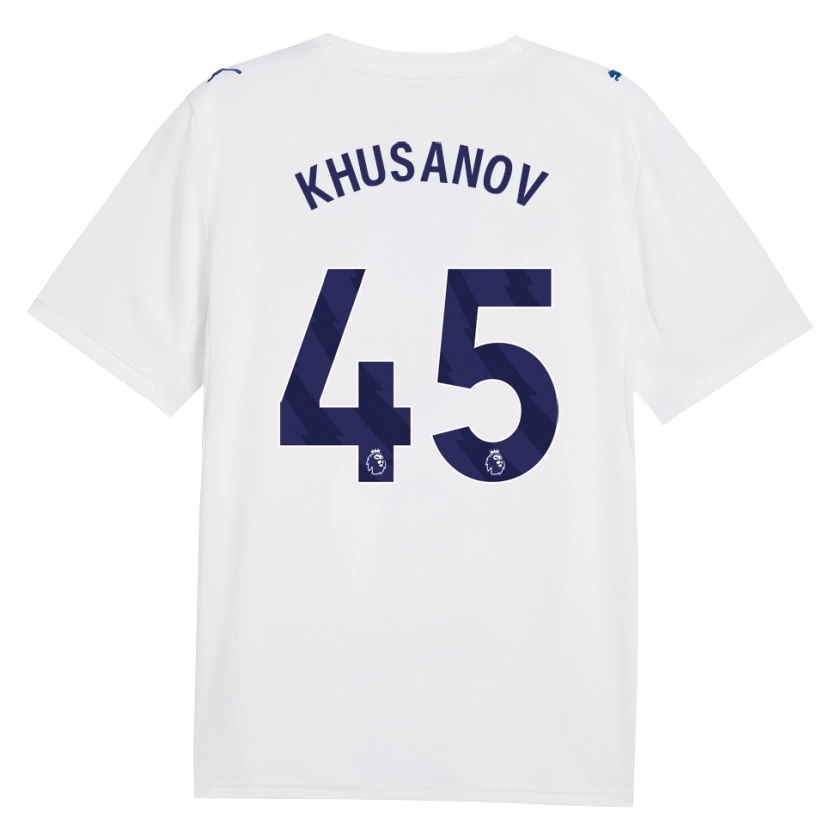Danxen Women Abdukodir Khusanov #45 Navy White Third Jersey 2026/27 T-Shirt