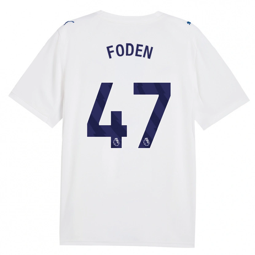 Danxen Women Phil Foden #47 Navy White Third Jersey 2026/27 T-Shirt