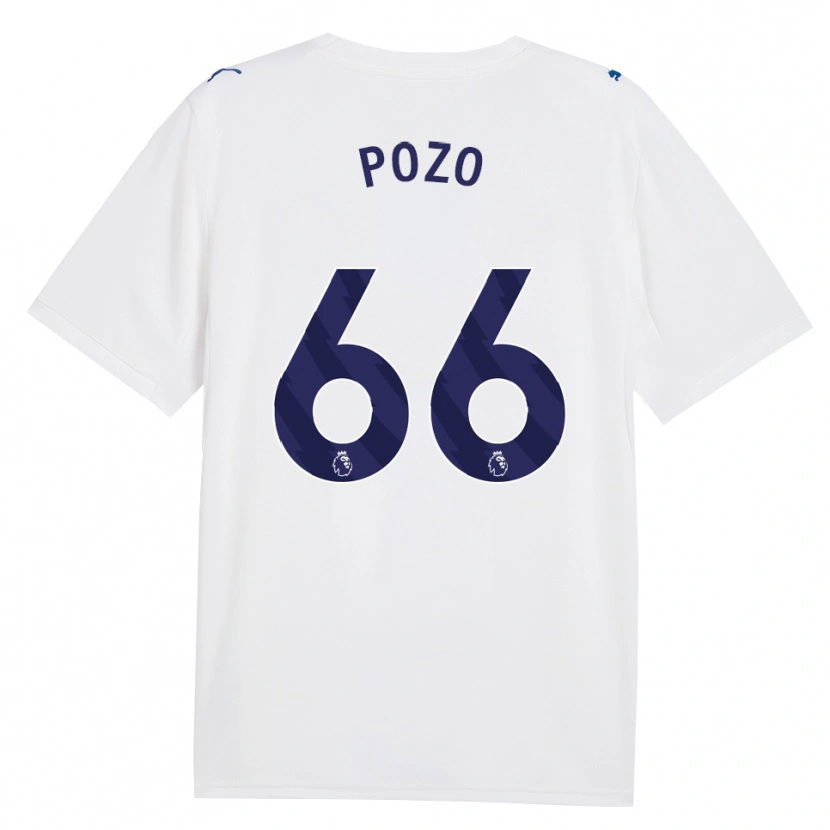 Danxen Women Iker Pozo #66 Navy White Third Jersey 2026/27 T-Shirt