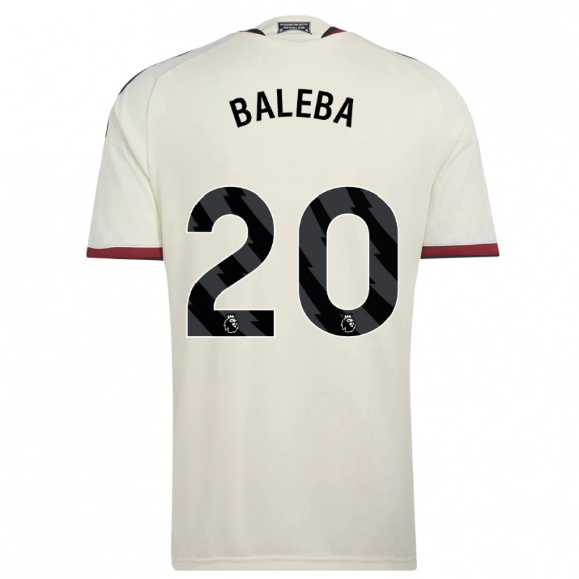 Danxen Women Carlos Baleba #20 Beige Black Red Third Jersey 2026/27 T-Shirt
