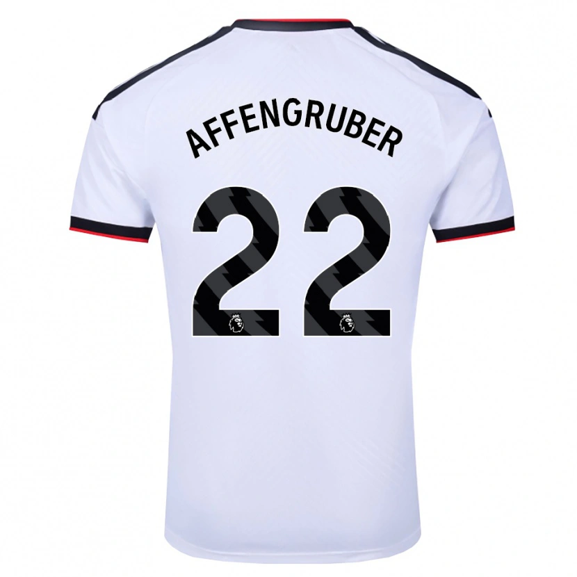 Danxen Women David Affengruber #22 White Black Red Home Jersey 2026/27 T-Shirt