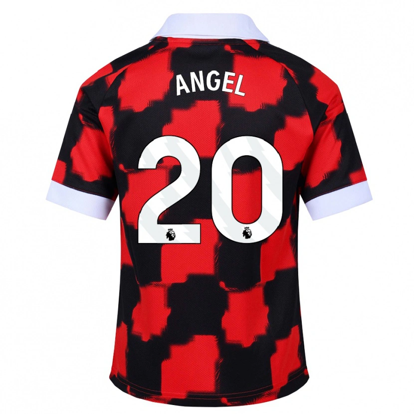 Danxen Women Manuel Ángel #20 Red White Black Away Jersey 2026/27 T-Shirt