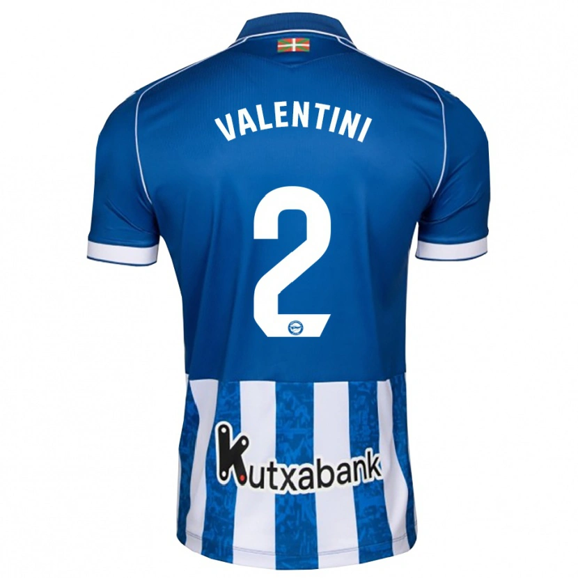 Danxen Kid Nicolás Valentini #2 Blue White Black Home Jersey 2026/27 T-Shirt