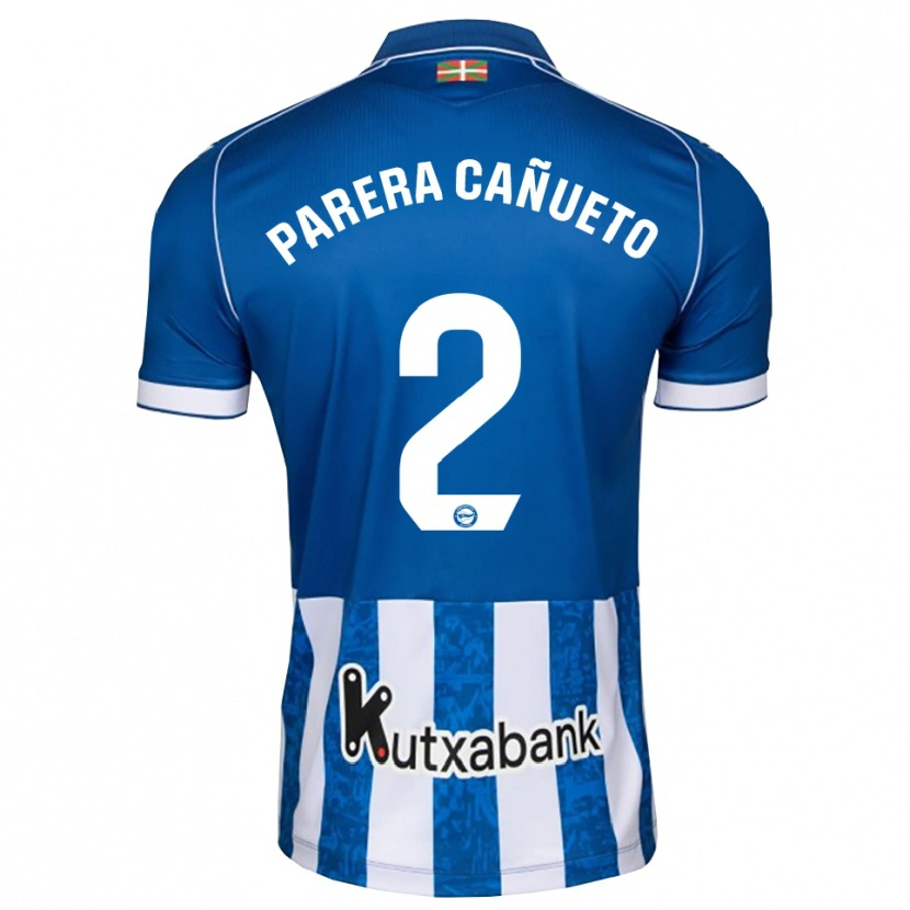Danxen Kid Laia Parera Cañueto #2 Blue White Black Home Jersey 2026/27 T-Shirt