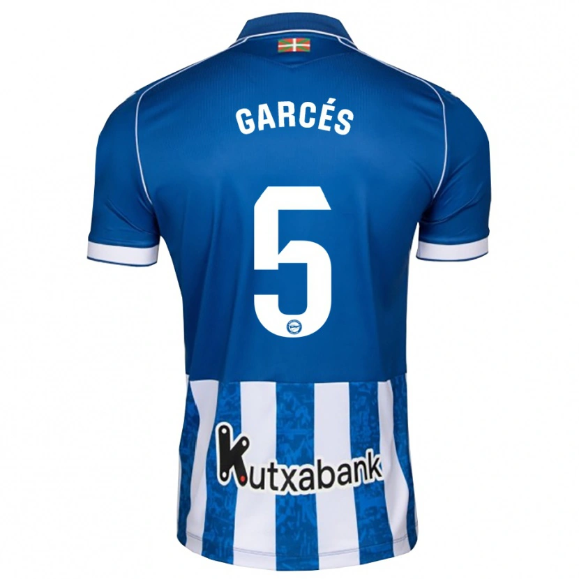 Danxen Kid Facundo Garcés #5 Blue White Black Home Jersey 2026/27 T-Shirt