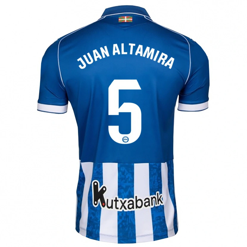 Danxen Kid Ines Juan Altamira #5 Blue White Black Home Jersey 2026/27 T-Shirt