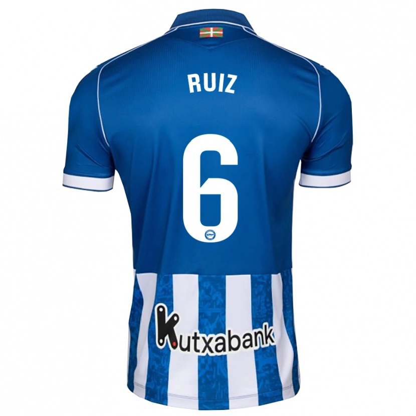 Danxen Kid Markel Ruiz #6 Blue White Black Home Jersey 2026/27 T-Shirt