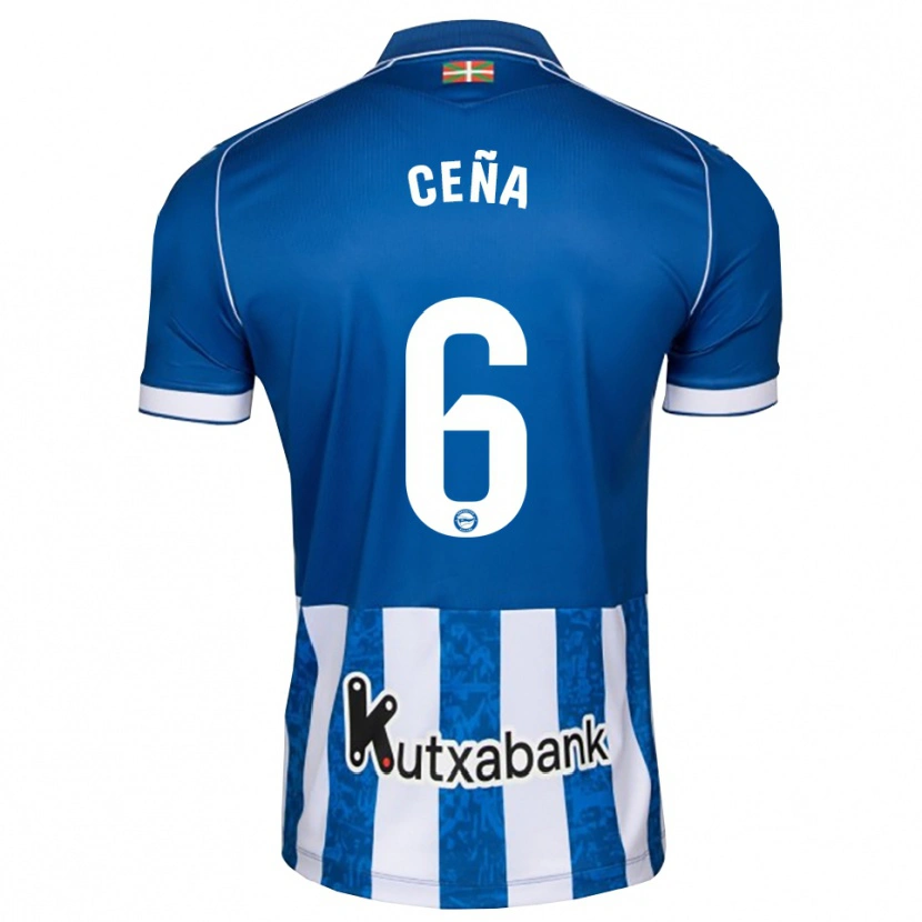Danxen Kid Marcos Ceña #6 Blue White Black Home Jersey 2026/27 T-Shirt