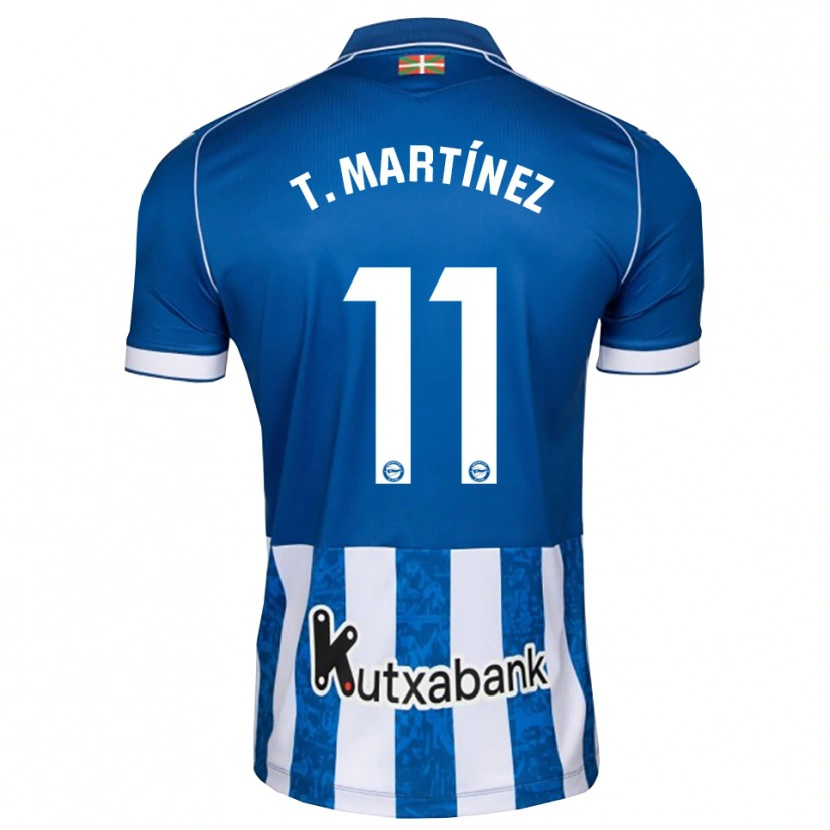 Danxen Kid Toni Martínez #11 Blue White Black Home Jersey 2026/27 T-Shirt