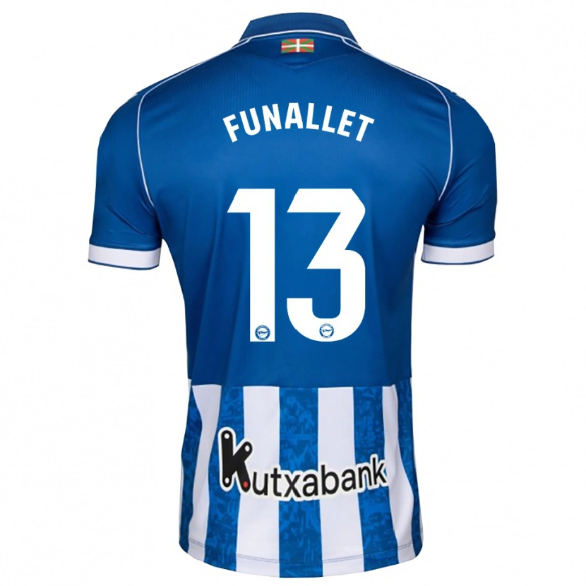 Danxen Kid Pau Funallet #13 Blue White Black Home Jersey 2026/27 T-Shirt