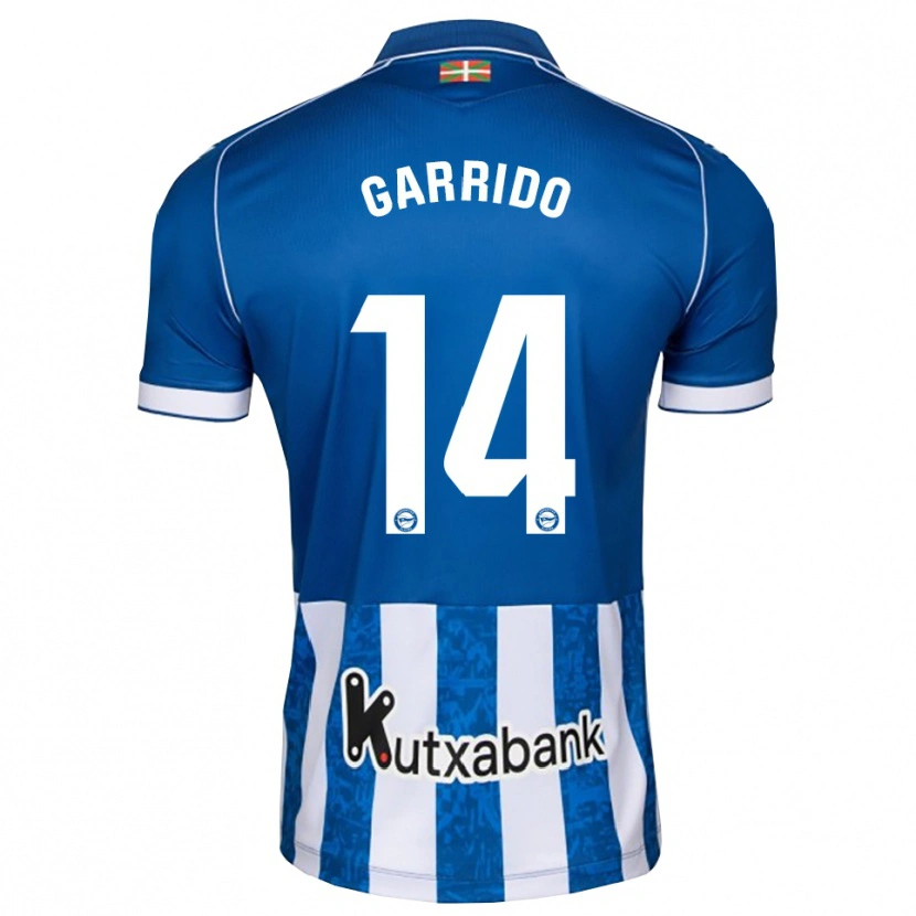 Danxen Kid Iván Garrido #14 Blue White Black Home Jersey 2026/27 T-Shirt
