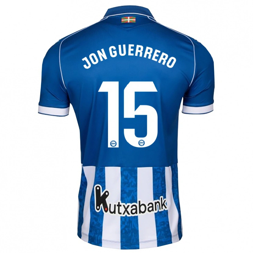 Danxen Kid Julen Jon Guerrero #15 Blue White Black Home Jersey 2026/27 T-Shirt