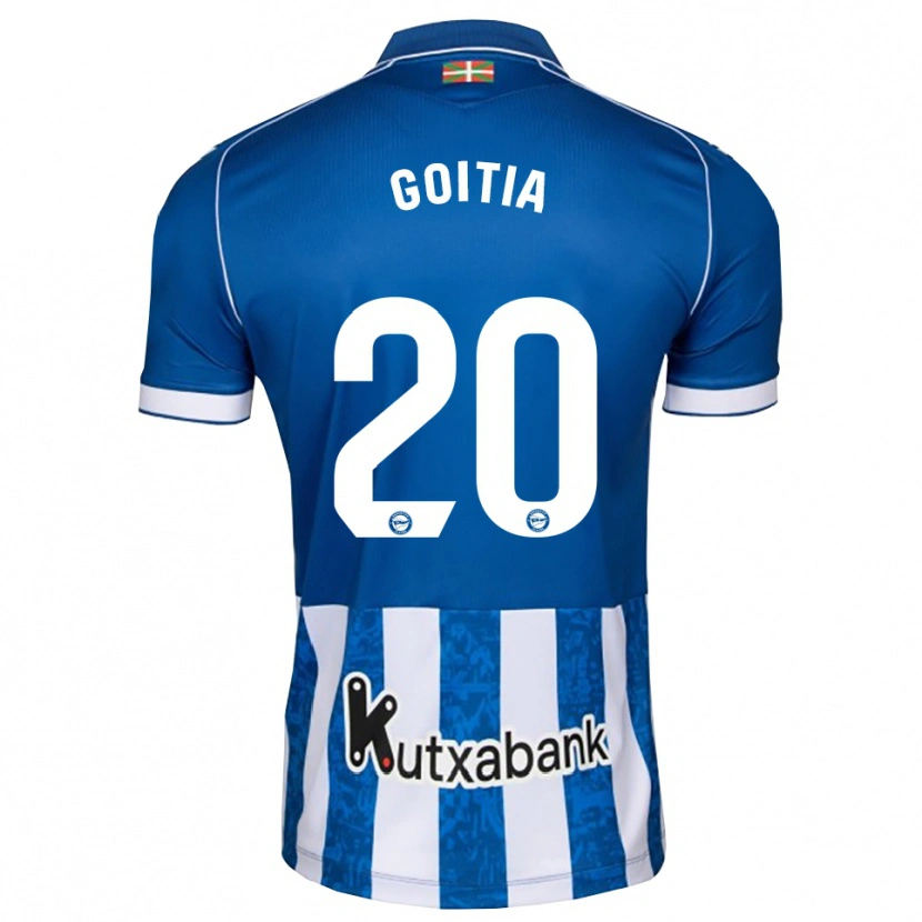 Danxen Kid Pablo Goitia #20 Blue White Black Home Jersey 2026/27 T-Shirt