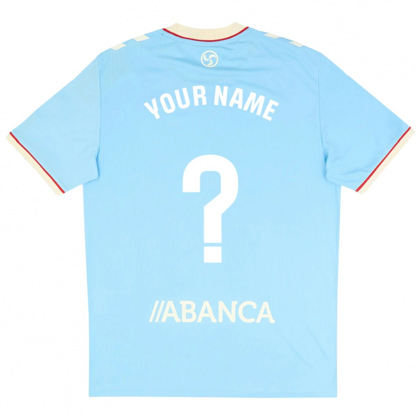 Danxen Kid Your Name #0 Sky Blue White Red Home Jersey 2026/27 T-Shirt
