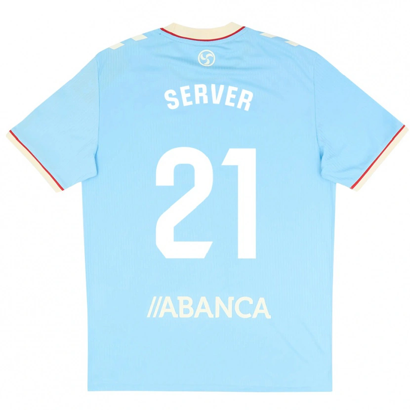 Danxen Kid Izan Server #21 Sky Blue White Red Home Jersey 2026/27 T-Shirt