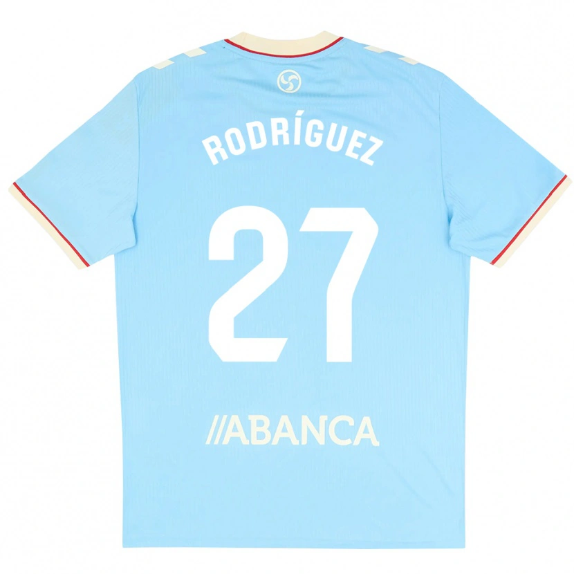 Danxen Kid Noah Rodríguez #27 Sky Blue White Red Home Jersey 2026/27 T-Shirt