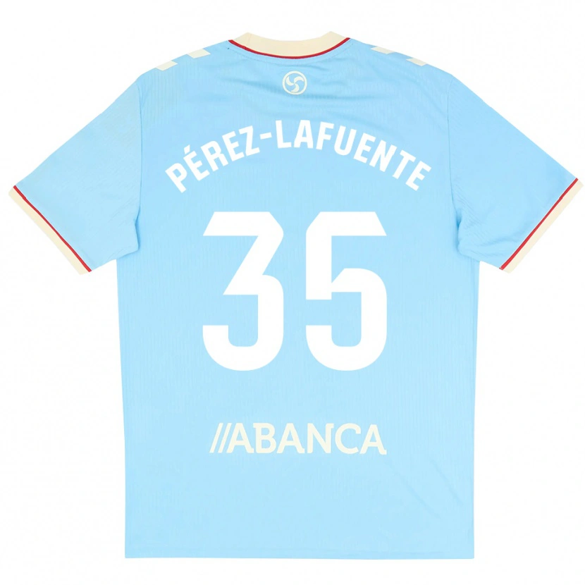 Danxen Kid Jorge Pérez-Lafuente #35 Sky Blue White Red Home Jersey 2026/27 T-Shirt