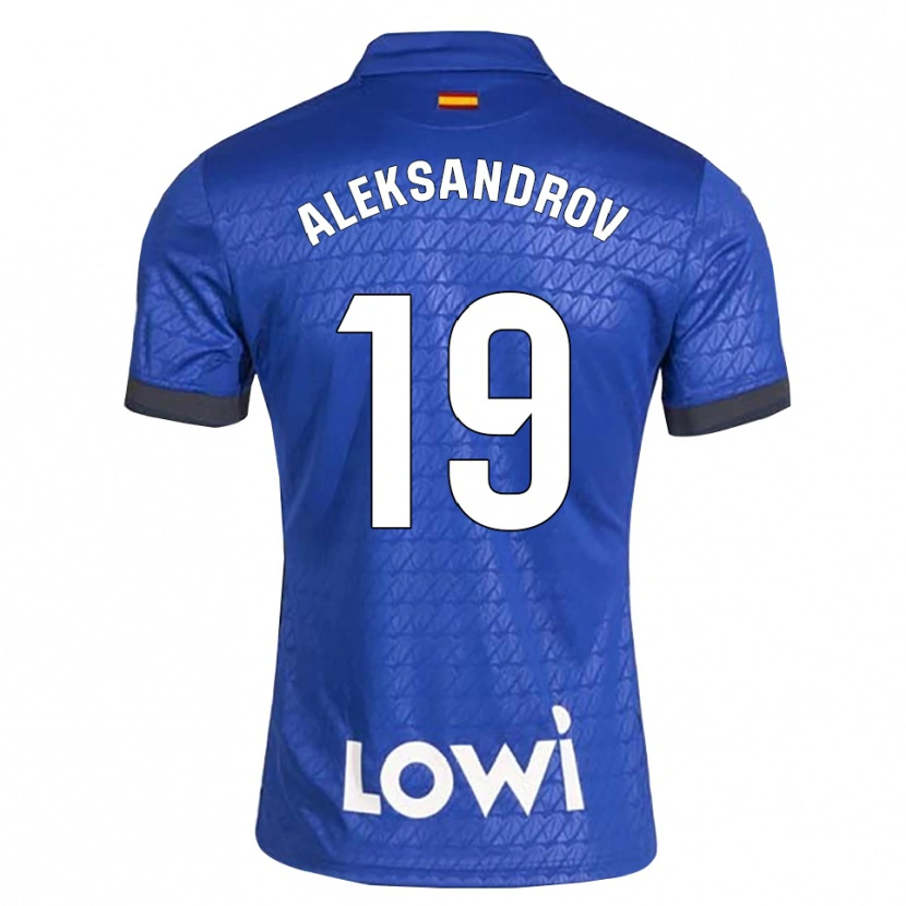 Danxen Kid Mykyta Aleksandrov #19 Blue White Black Home Jersey 2026/27 T-Shirt