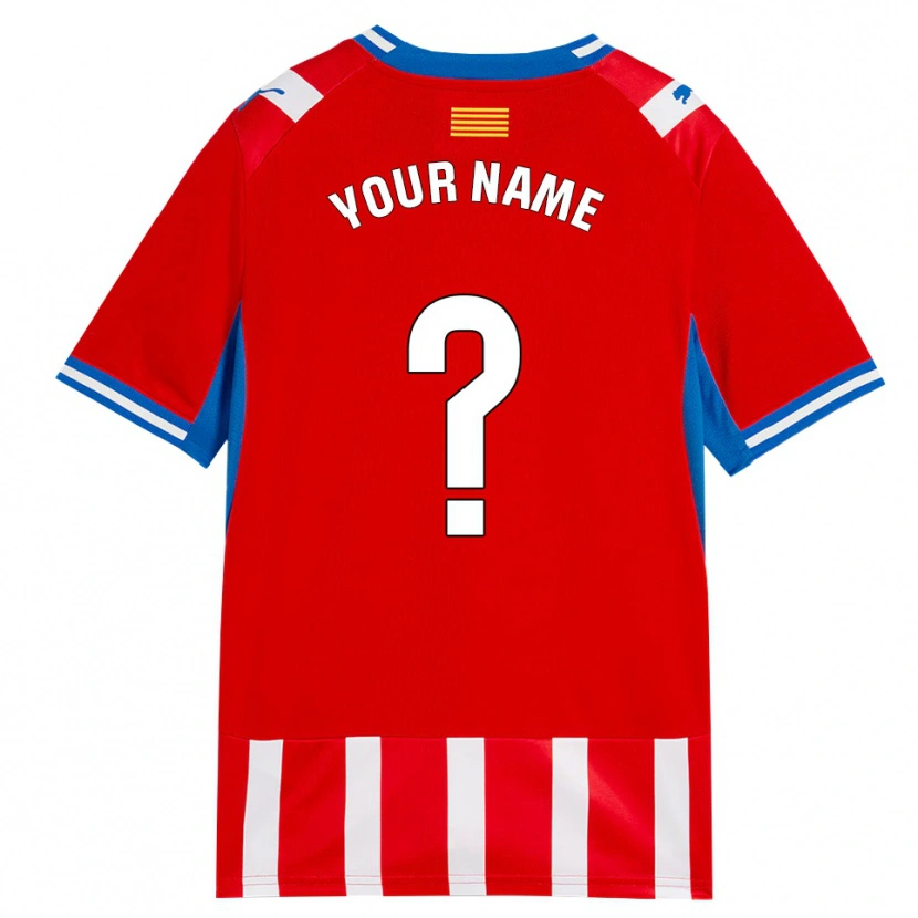 Danxen Kid Your Name #0 Red White Sky Blue Home Jersey 2026/27 T-Shirt