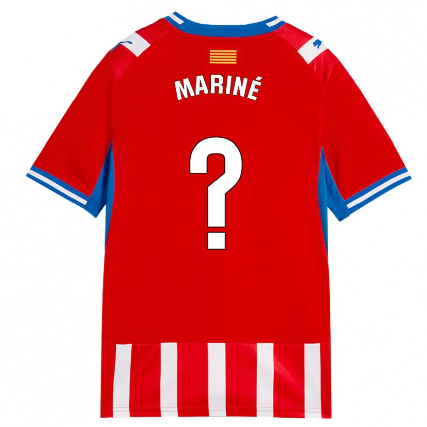 Danxen Kid Aleix Mariné #0 Red White Sky Blue Home Jersey 2026/27 T-Shirt