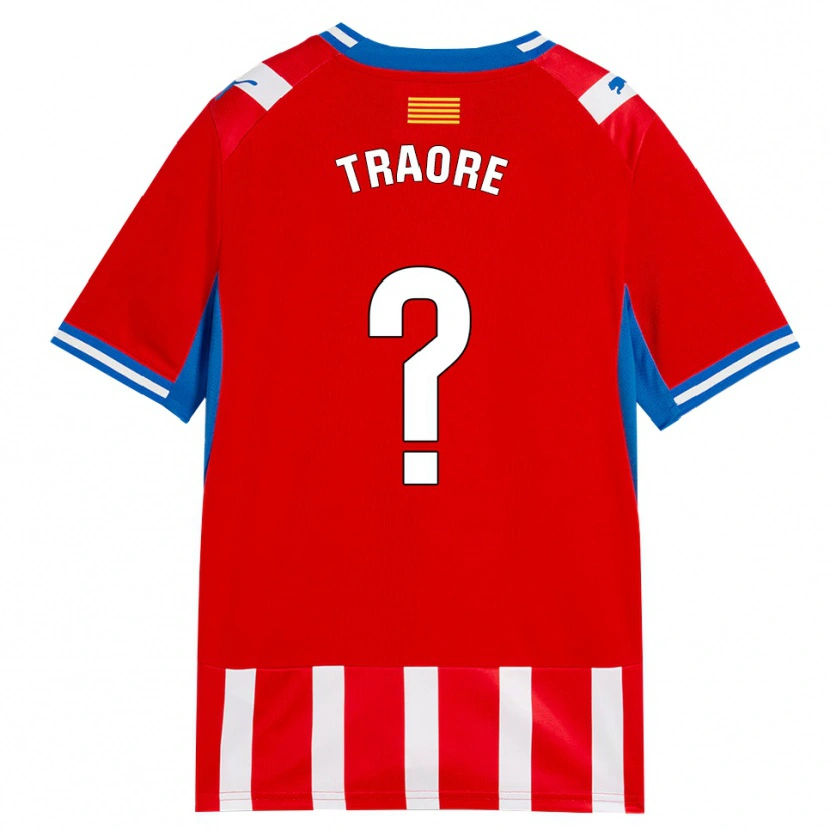 Danxen Kid Solo Traoré #0 Red White Sky Blue Home Jersey 2026/27 T-Shirt