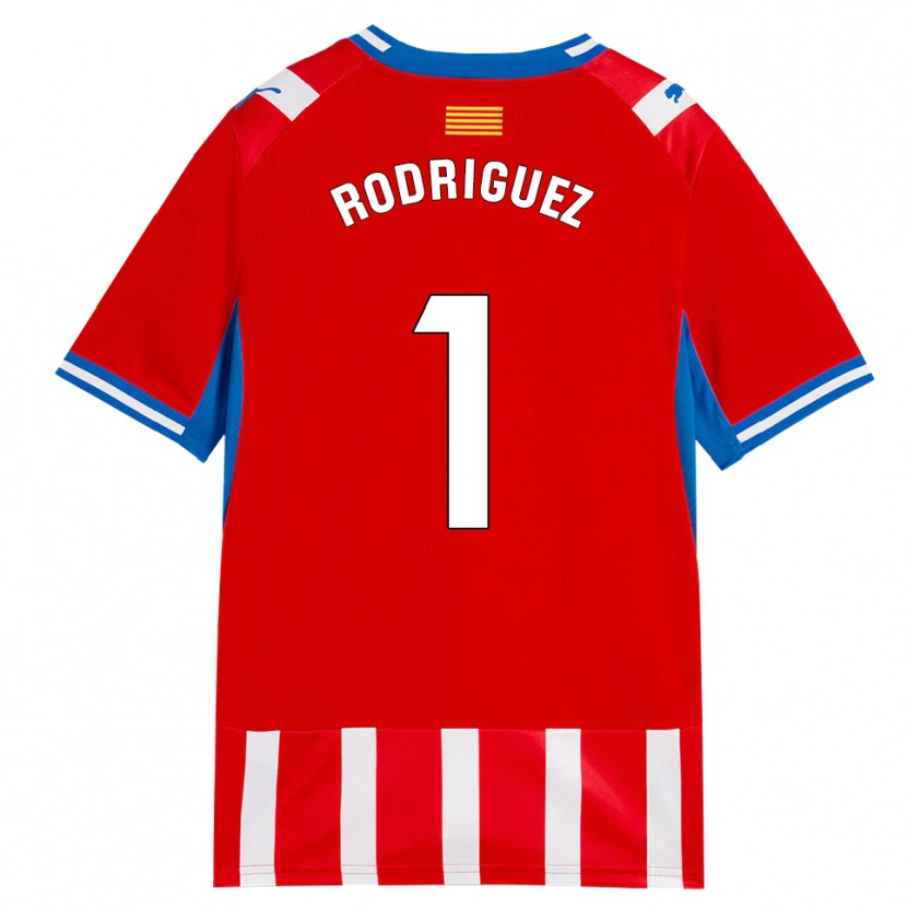 Danxen Kid Maria Rodríguez #1 Red White Sky Blue Home Jersey 2026/27 T-Shirt