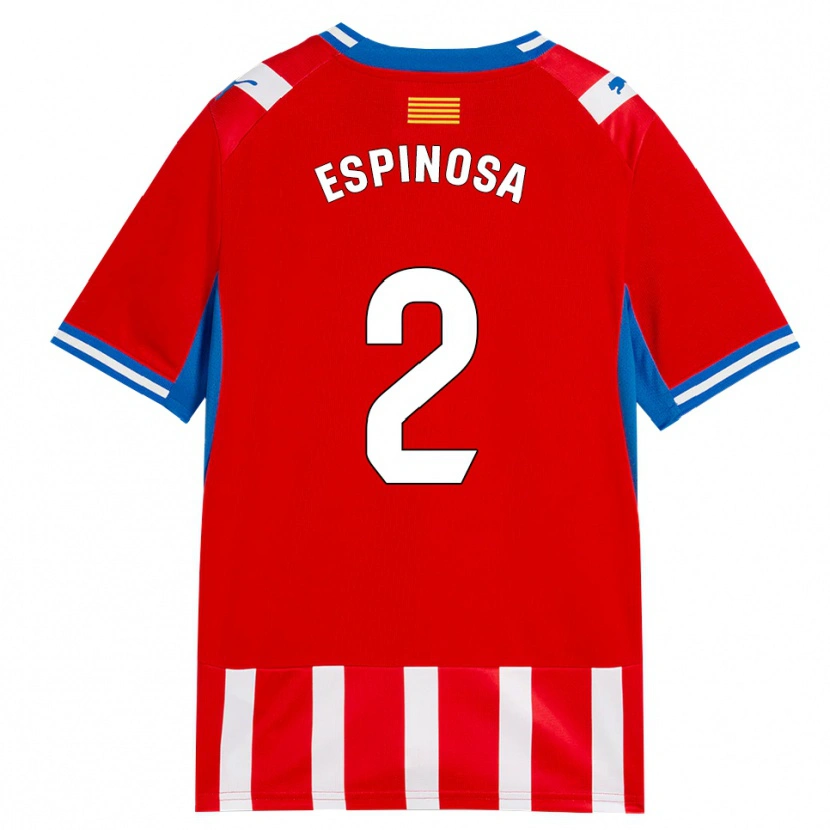 Danxen Kid Bernardo Espinosa #2 Red White Sky Blue Home Jersey 2026/27 T-Shirt