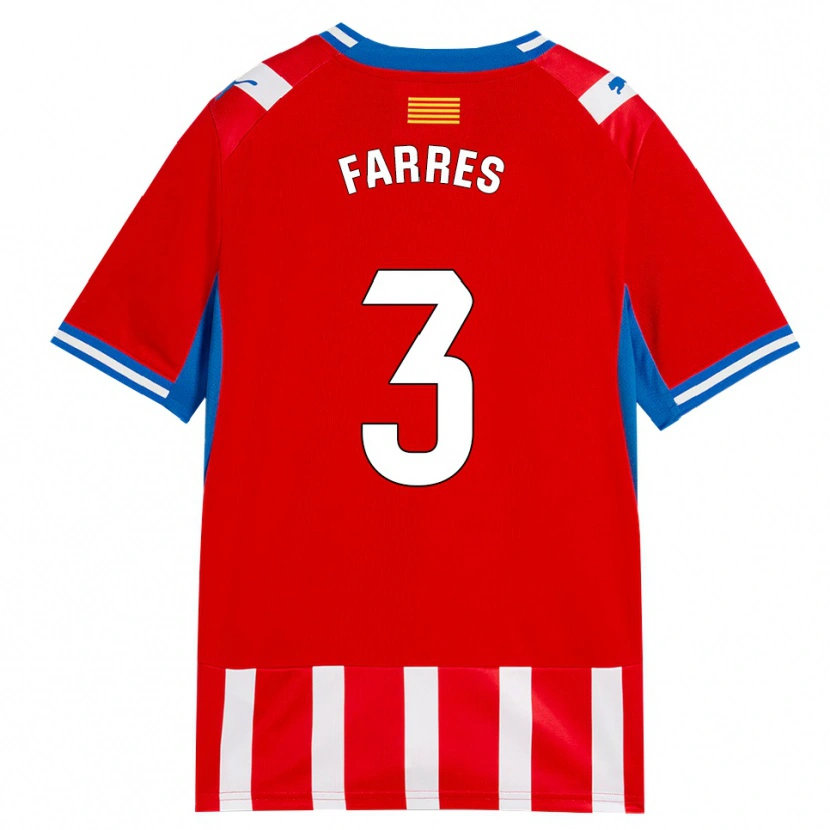 Danxen Kid Biel Farrés #3 Red White Sky Blue Home Jersey 2026/27 T-Shirt