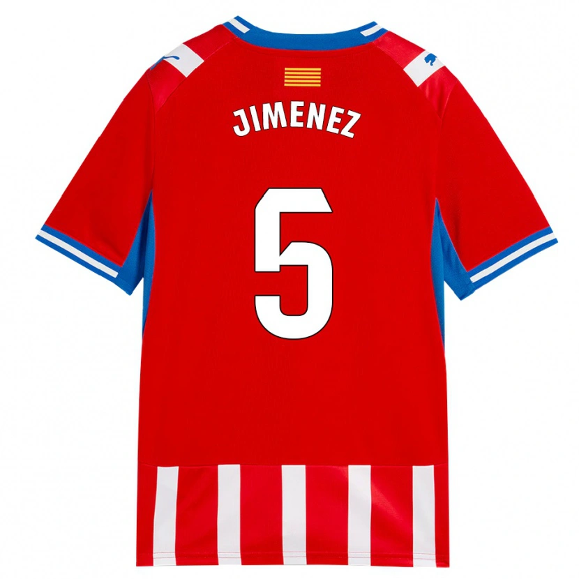 Danxen Kid Ángela Jiménez #5 Red White Sky Blue Home Jersey 2026/27 T-Shirt
