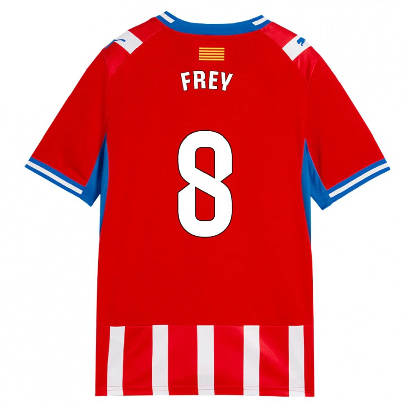 Danxen Kid Darío Frey #8 Red White Sky Blue Home Jersey 2026/27 T-Shirt