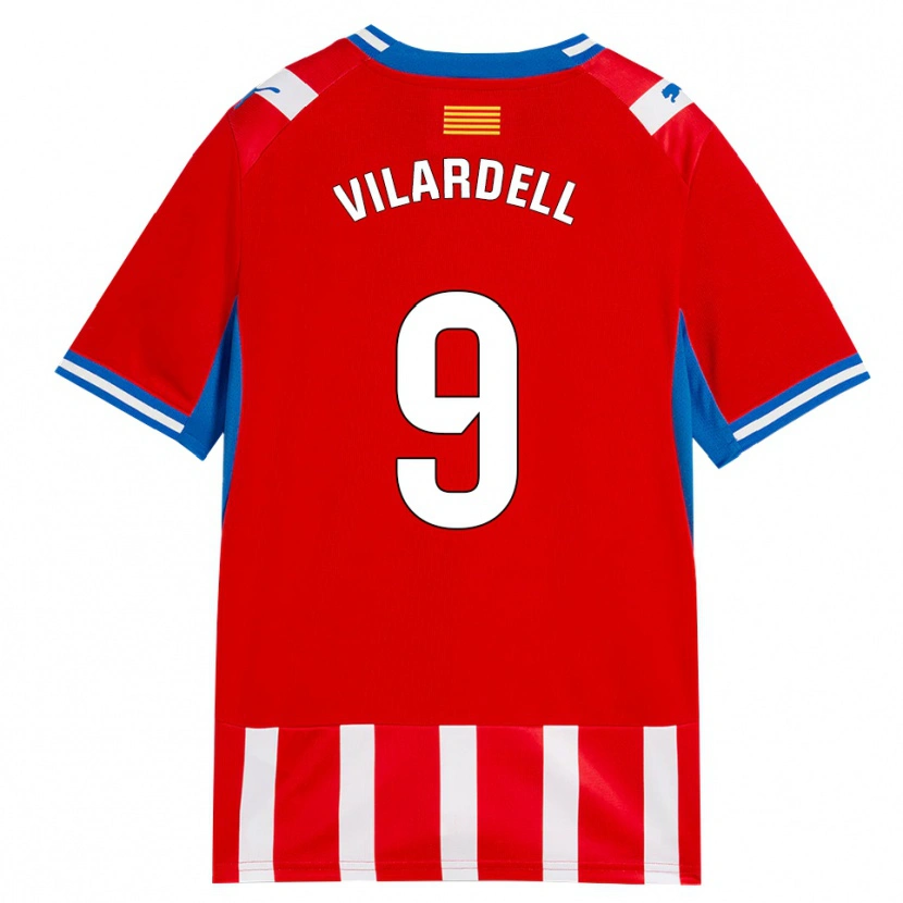 Danxen Kid Júlia Vilardell #9 Red White Sky Blue Home Jersey 2026/27 T-Shirt