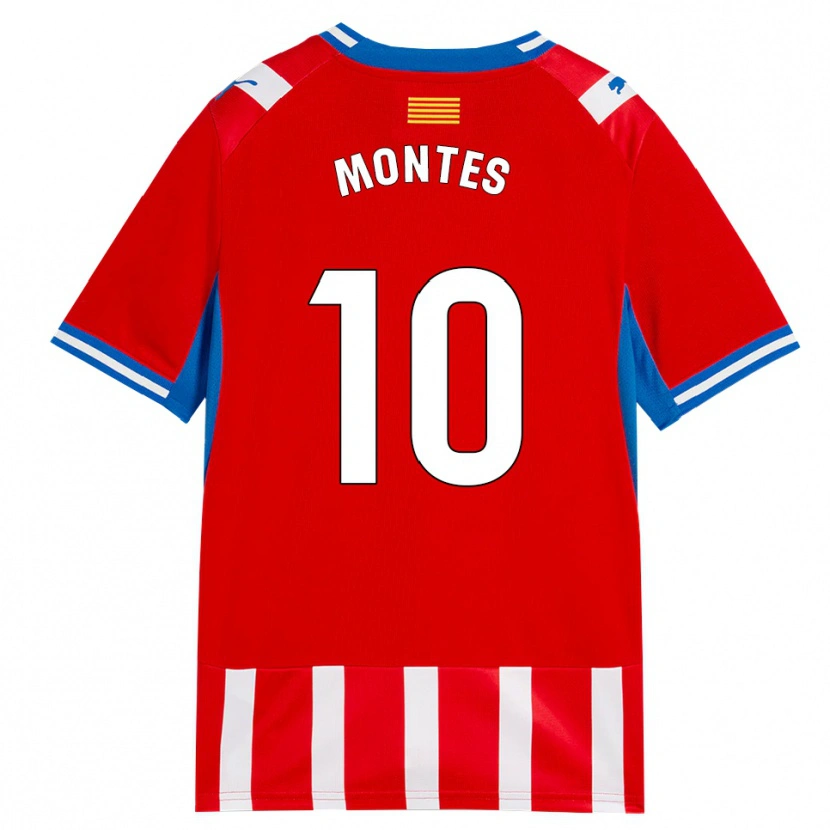 Danxen Kid Luis Montes #10 Red White Sky Blue Home Jersey 2026/27 T-Shirt