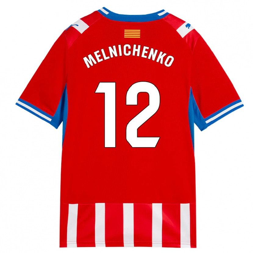 Danxen Kid Dmytro Melnichenko #12 Red White Sky Blue Home Jersey 2026/27 T-Shirt
