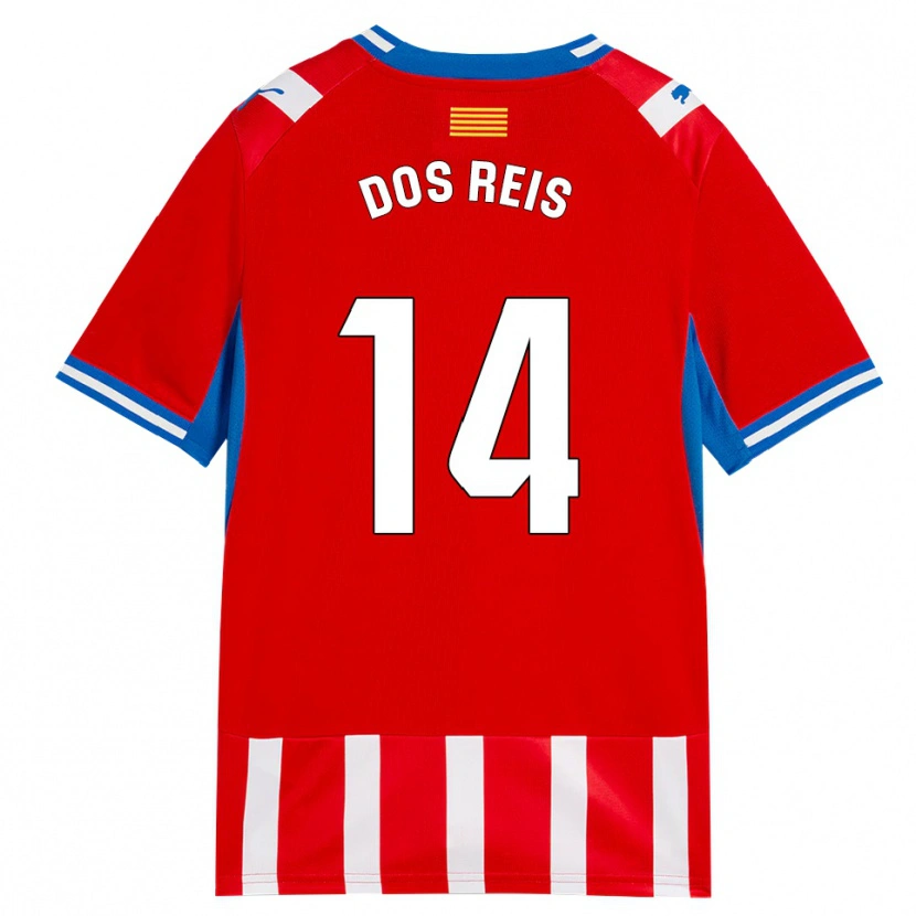 Danxen Kid Leo Dos Reis #14 Red White Sky Blue Home Jersey 2026/27 T-Shirt