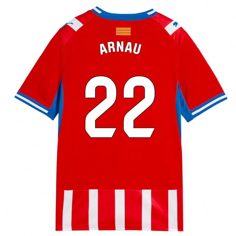 Danxen Kid Pol Arnau #22 Red White Sky Blue Home Jersey 2026/27 T-Shirt