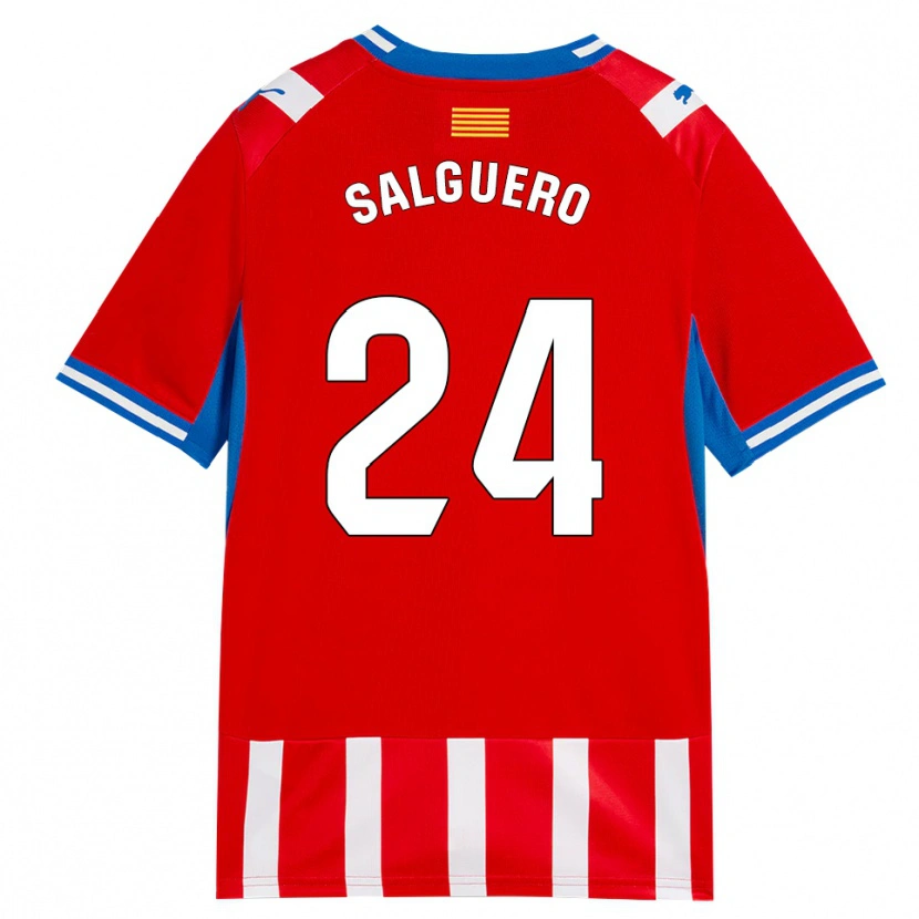 Danxen Kid Antonio Salguero #24 Red White Sky Blue Home Jersey 2026/27 T-Shirt