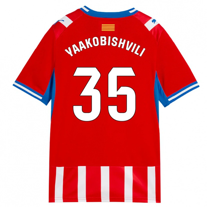 Danxen Kid Antal Yaakobishvili #35 Red White Sky Blue Home Jersey 2026/27 T-Shirt