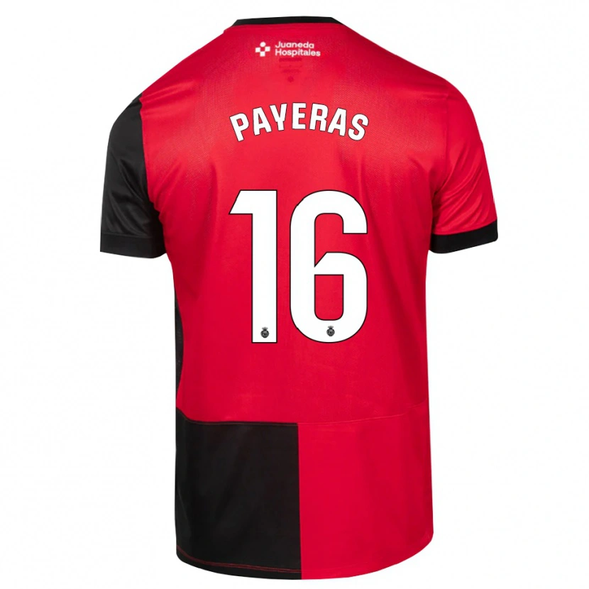 Danxen Kid Martí Payeras #16 Black Red White Home Jersey 2026/27 T-Shirt